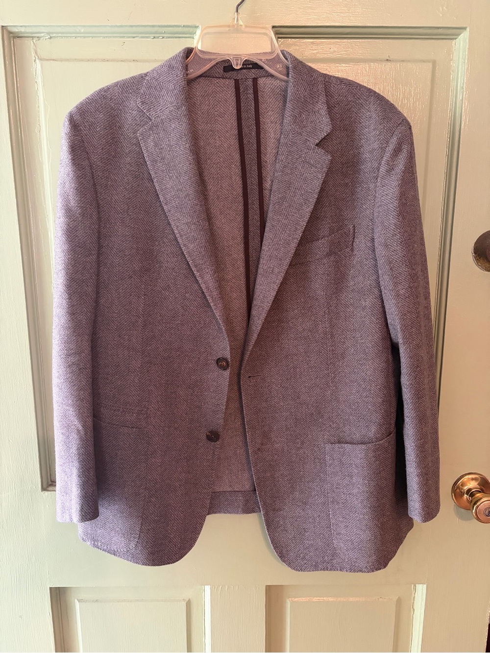 Ermenegildo Zegna Trofeo Wool cashmere Sport Coat light gray 42R